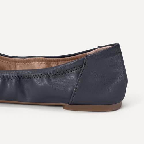 Navy Faux Leather