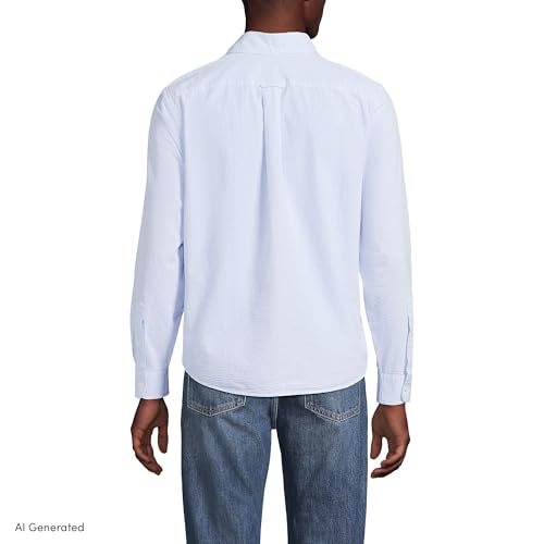 Soft French Blue Stripes