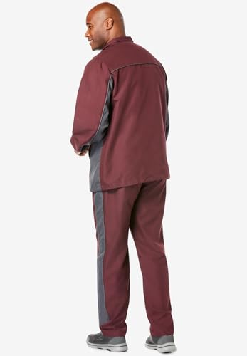 Deep Burgundy Carbon Colorblock