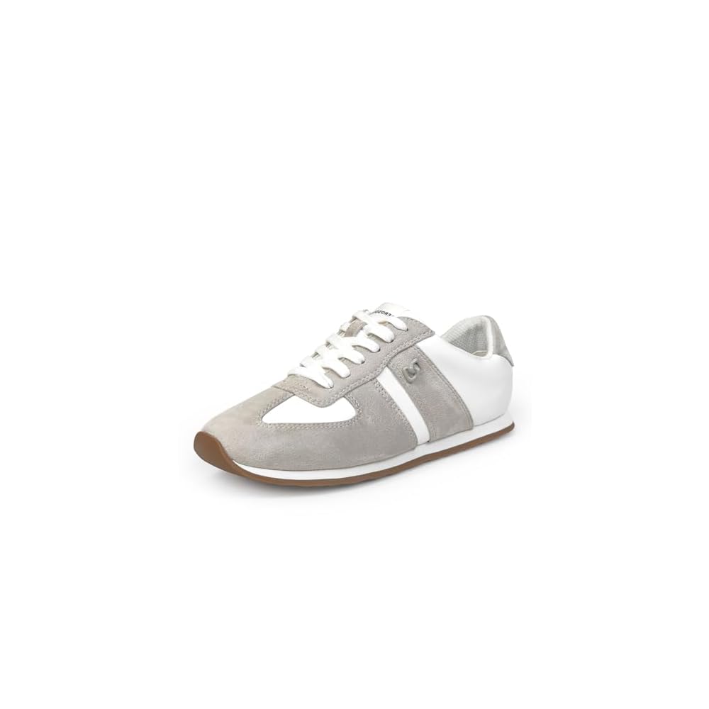 White Faux Suede/Nylon