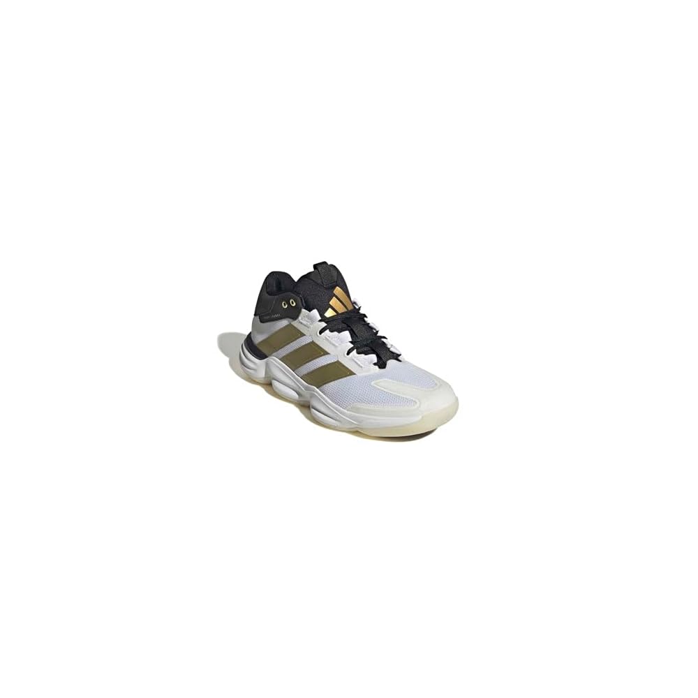White/Gold Metallic/Black