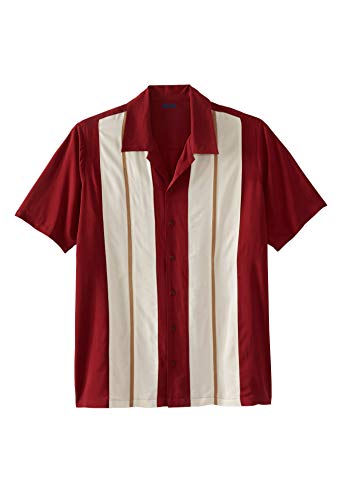 Rich Burgundy Colorblock