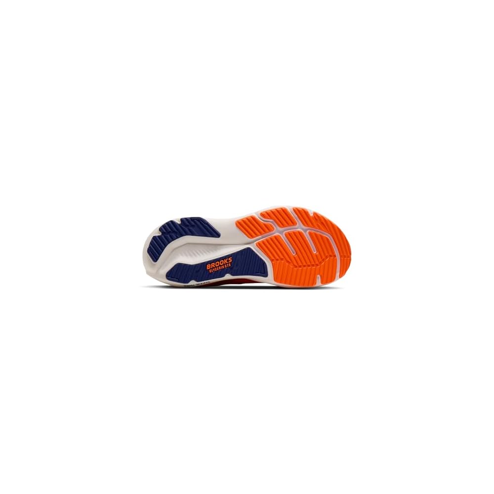 Shocking Orange/Blue/White