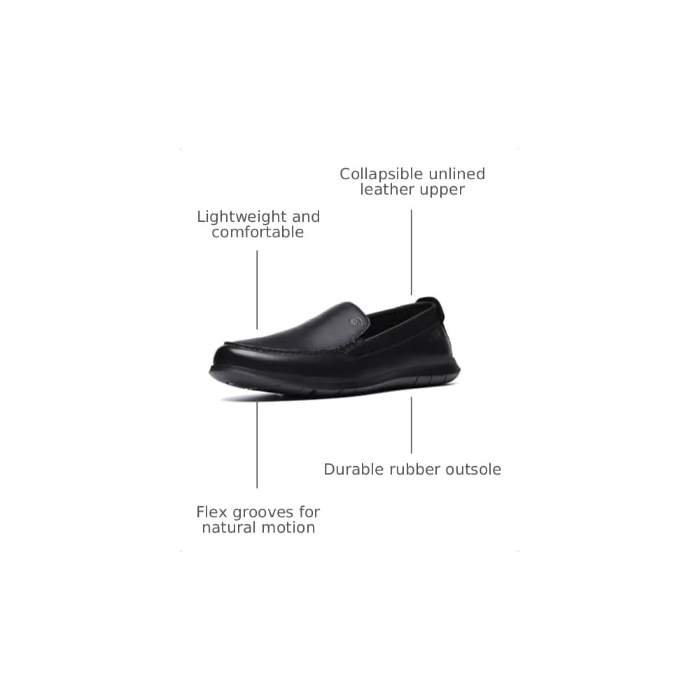 Black Smooth Leather