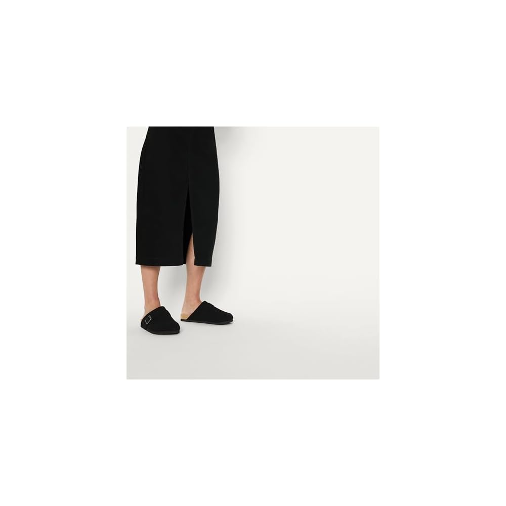 Black Faux Suede/Faux Fur