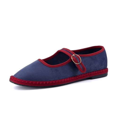 Dusty Blue/Red
