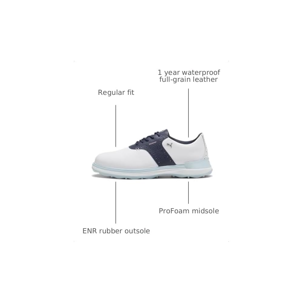 Puma White-deep Navy