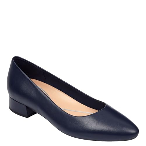 Navy Leather