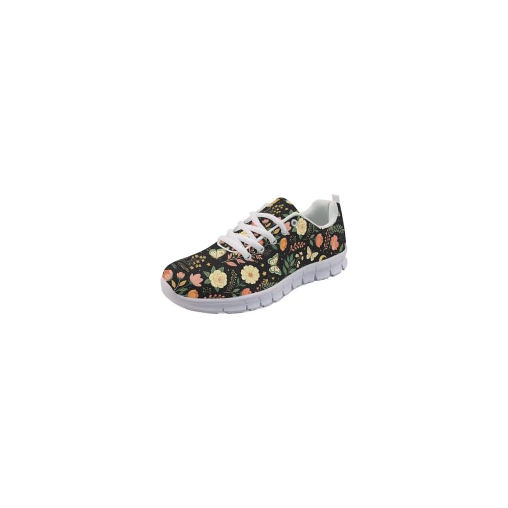 Butterfly Floral Black
