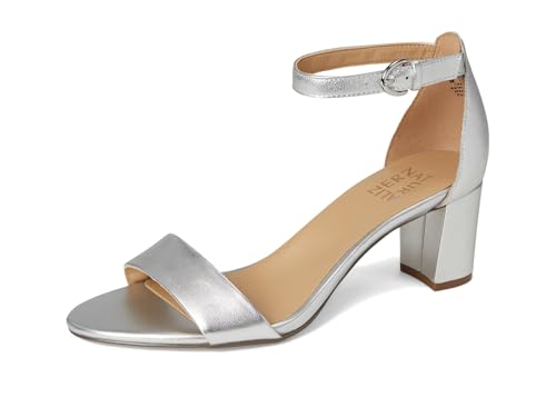 Silver Metallic Leather