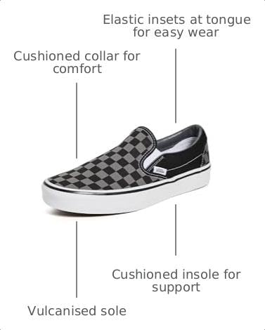 Black/Pewter (Checkerboard)
