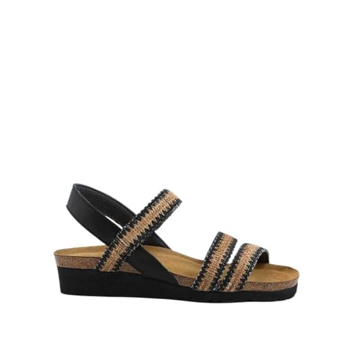 Black/Brown Raffia