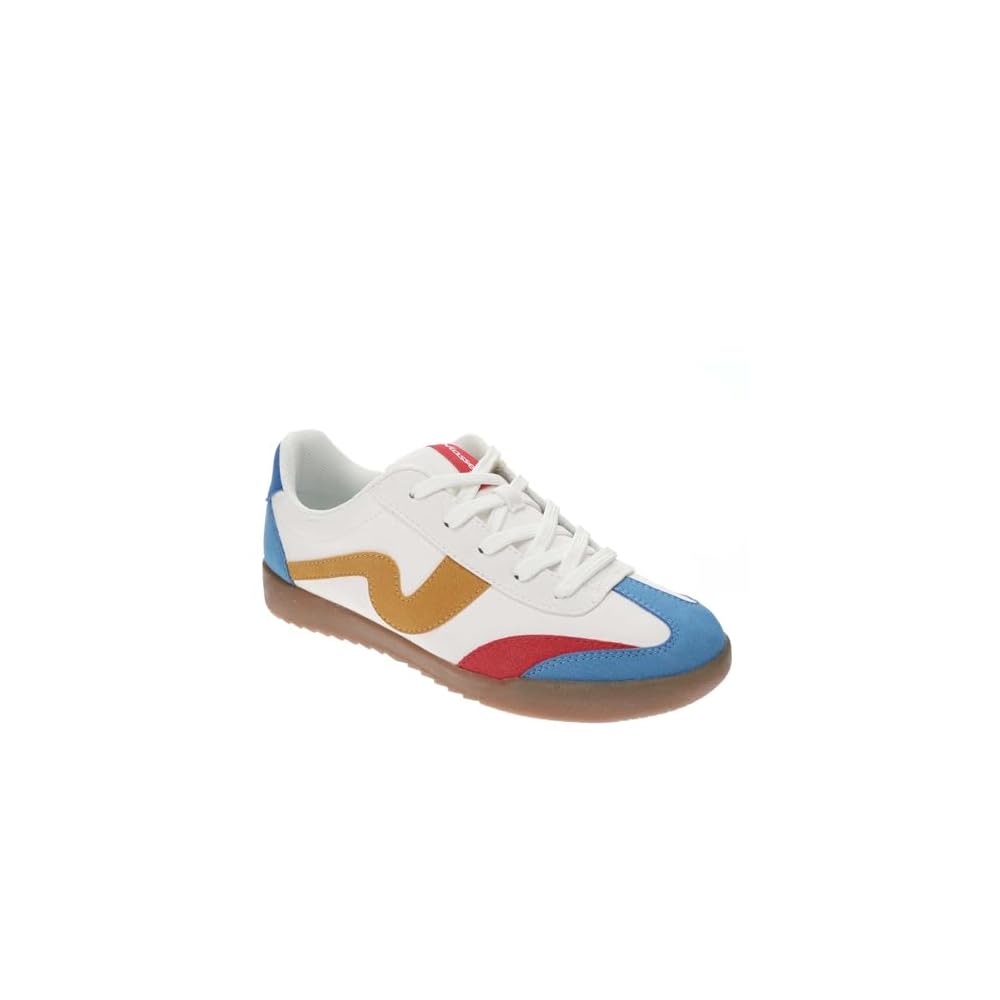 White-blue-red Orange
