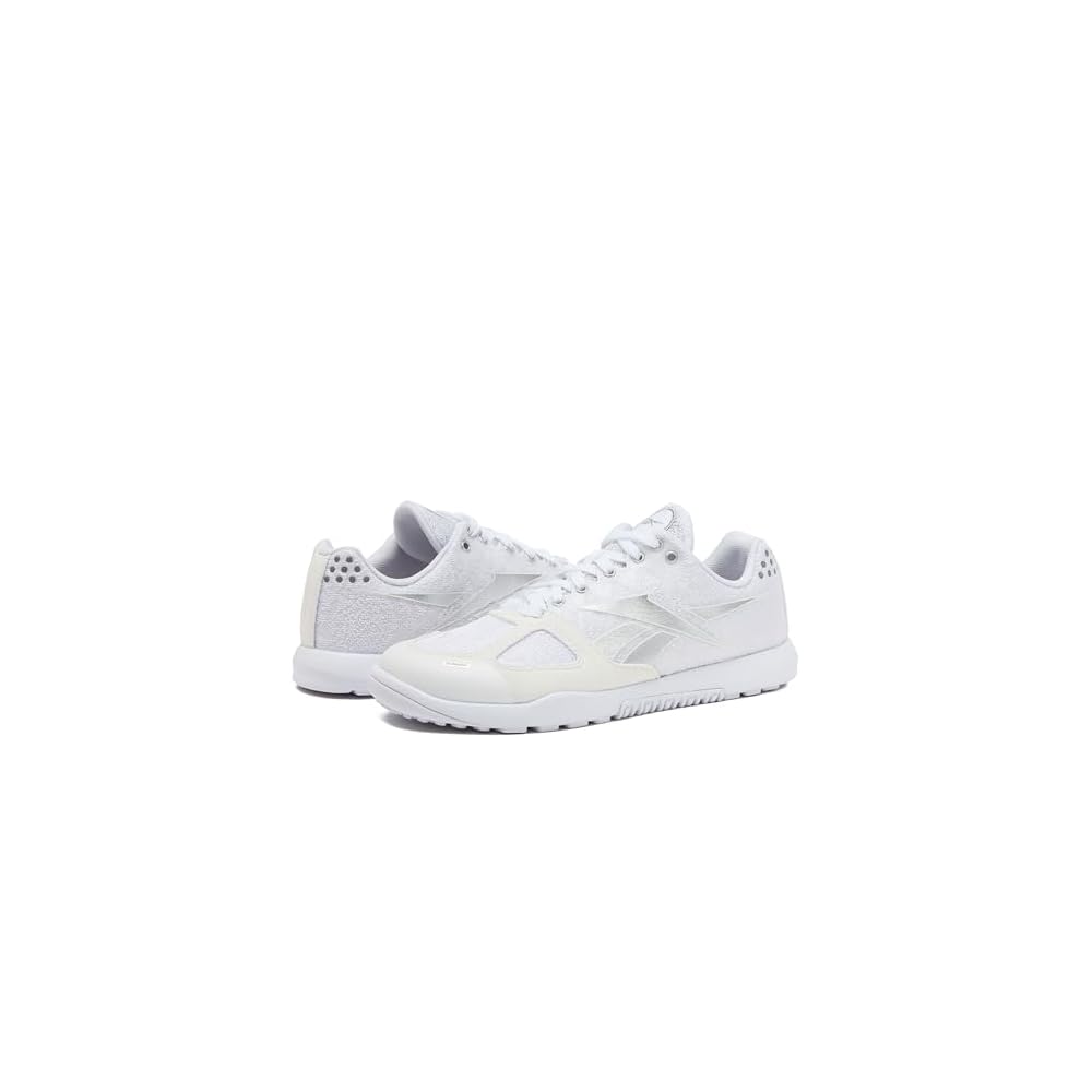 White/Silver Metallic