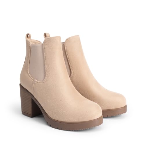 Nude-suede