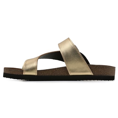 Ant.gold/Lea (W/Brown Sole)