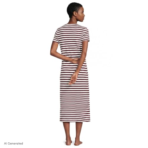 Rich Burgundy Even Stripe