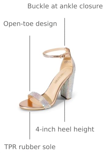 Rose Gold-rhinestone