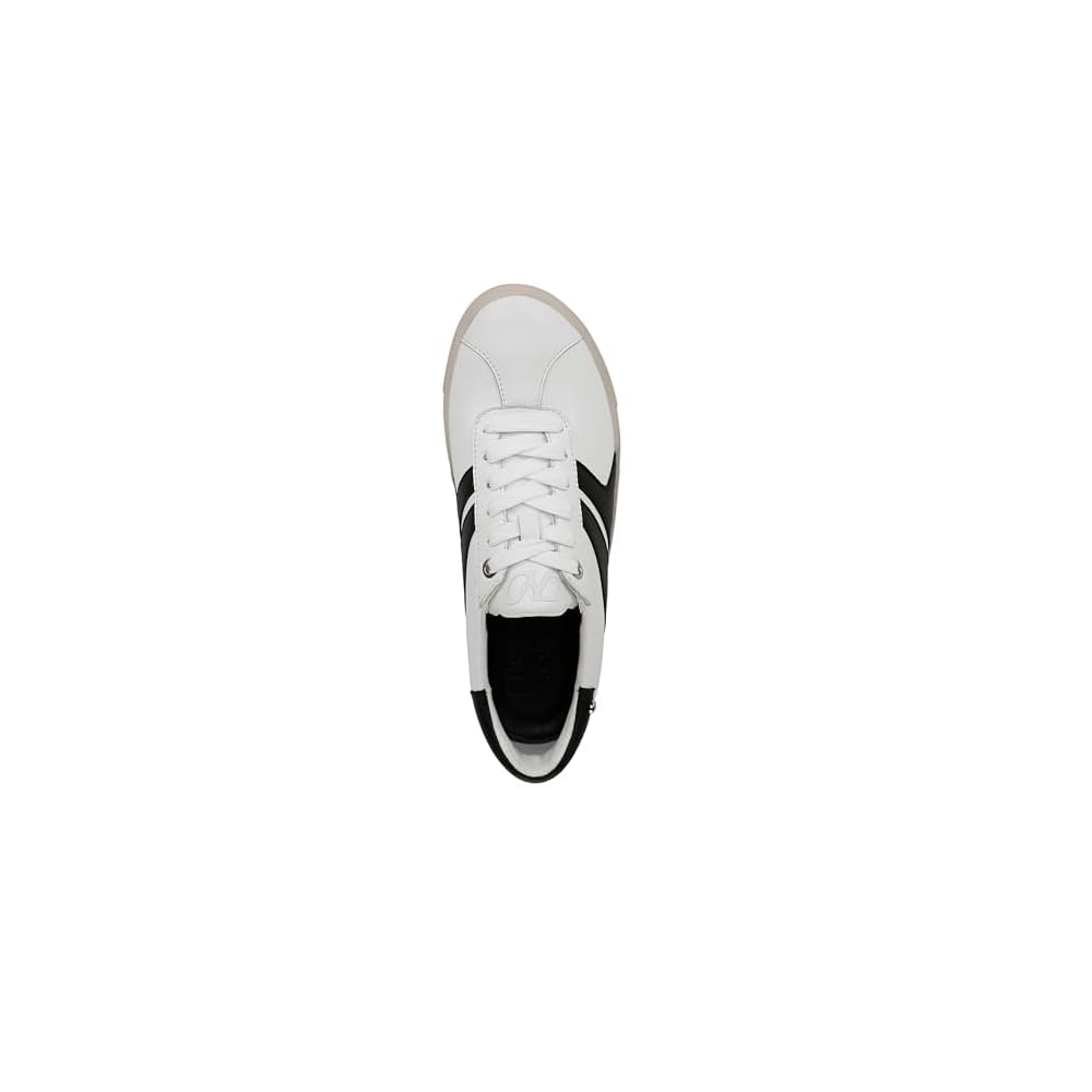 White/Black Leather