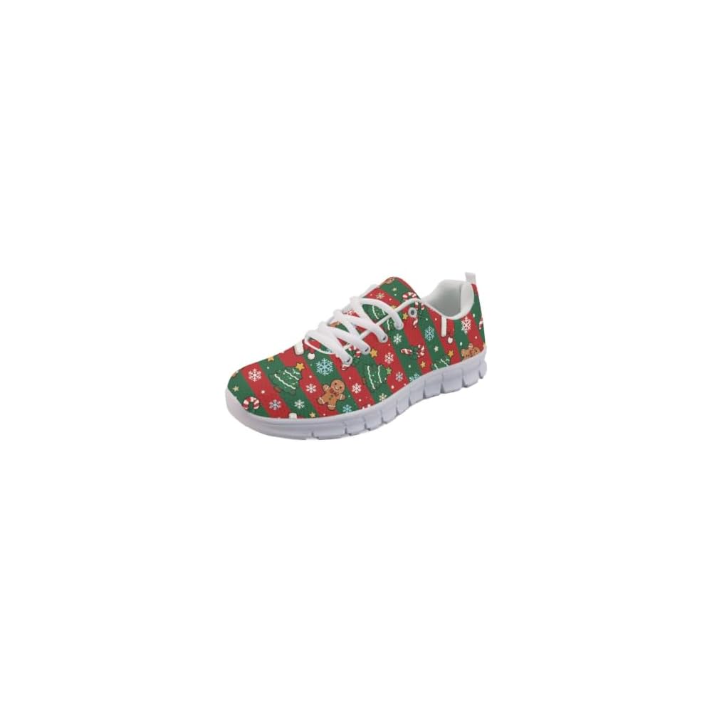 Gingerbread Red Green Stripe