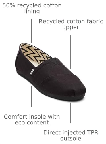 Black/Black Wide Recycled Cotton Canvas