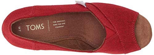 Red Crosshatch Jacquard