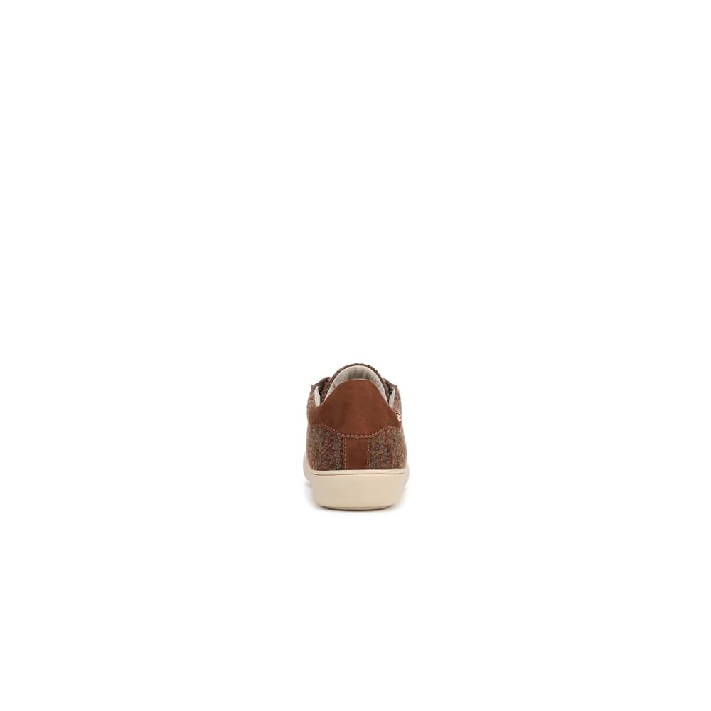 Brown Plaid Suede