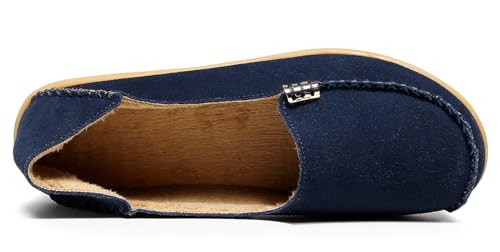 Navy Shearling
