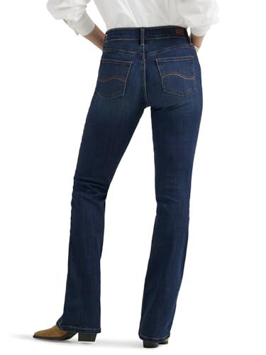 Lee Women's Ultra Lux Comfort with Flex Motion Bootcut Jean Renegade 12 Long