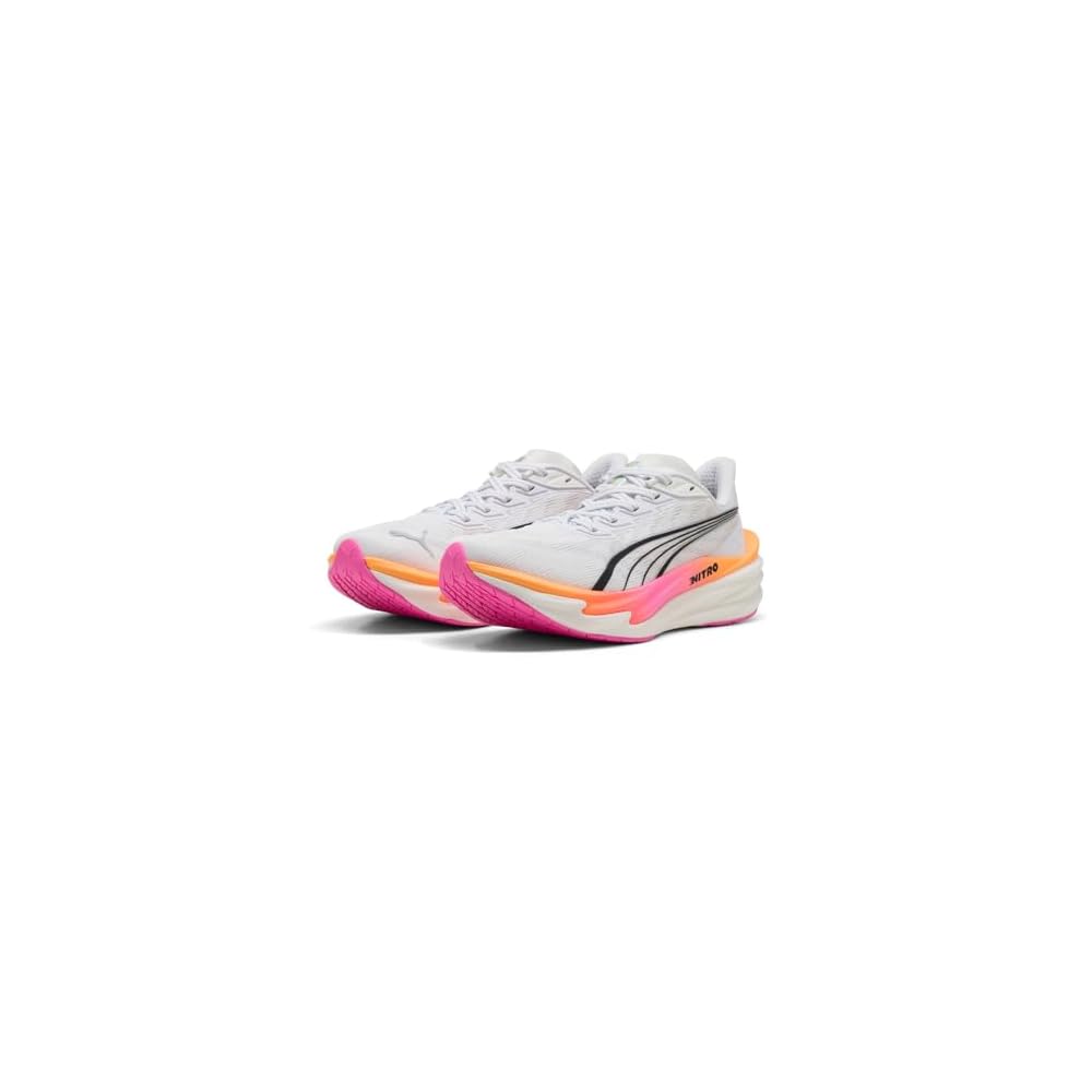 Puma White-poison Pink-glowing Red