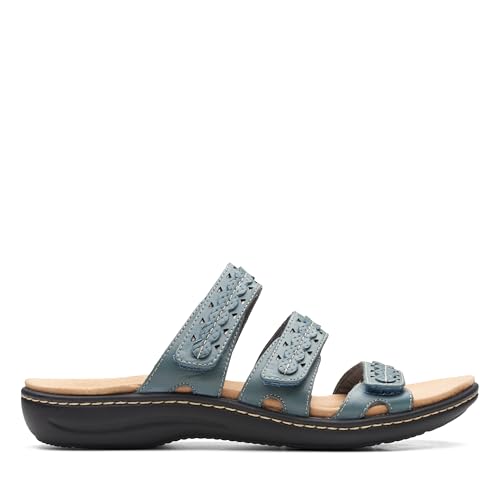 Blue Grey Leather