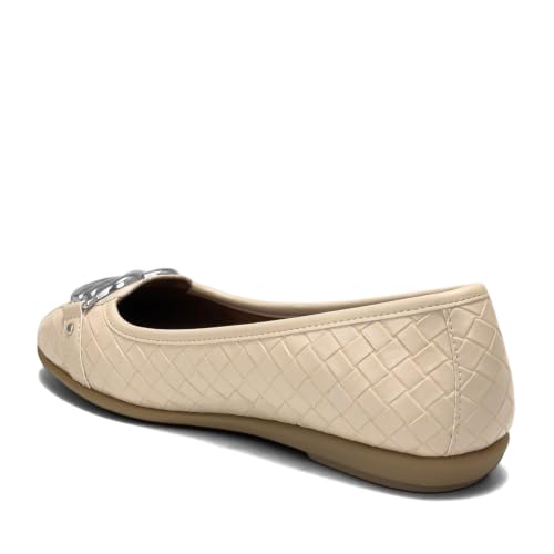 Stone Woven Faux Leather