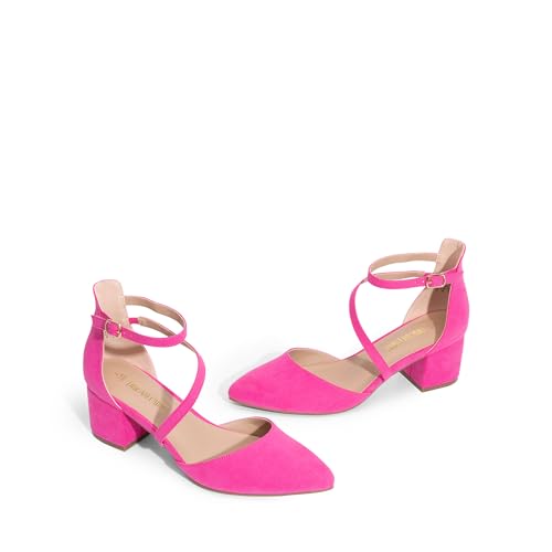 Hot Pink-suede