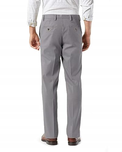Dockers Men's Classic Fit Easy Khaki Pants (Regular and Big & Tall), Burma Grey, 40W x 36L