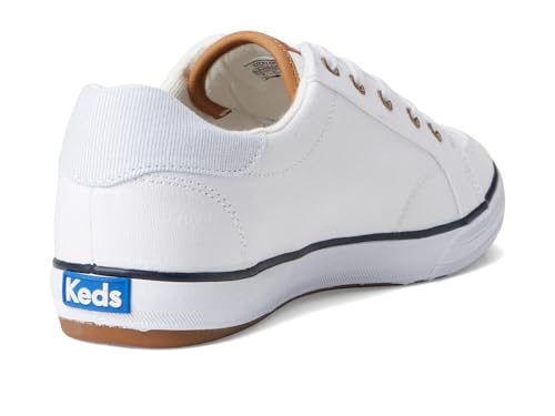 White/Navy Canvas