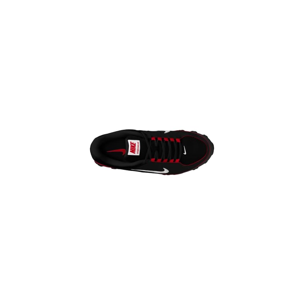 Black/Metallic Silver-university Red