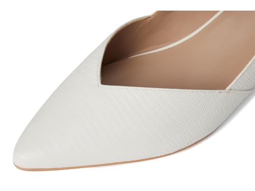Warm White Snake Print Leather