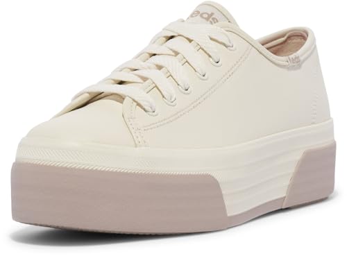 Off White/Taupe Bumper Foxing Stripe