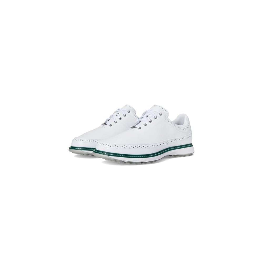 Footwear White/Silver Metalic/Collegiate Green