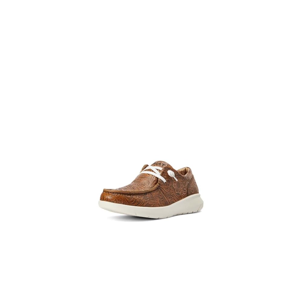 Brown Floral Emboss
