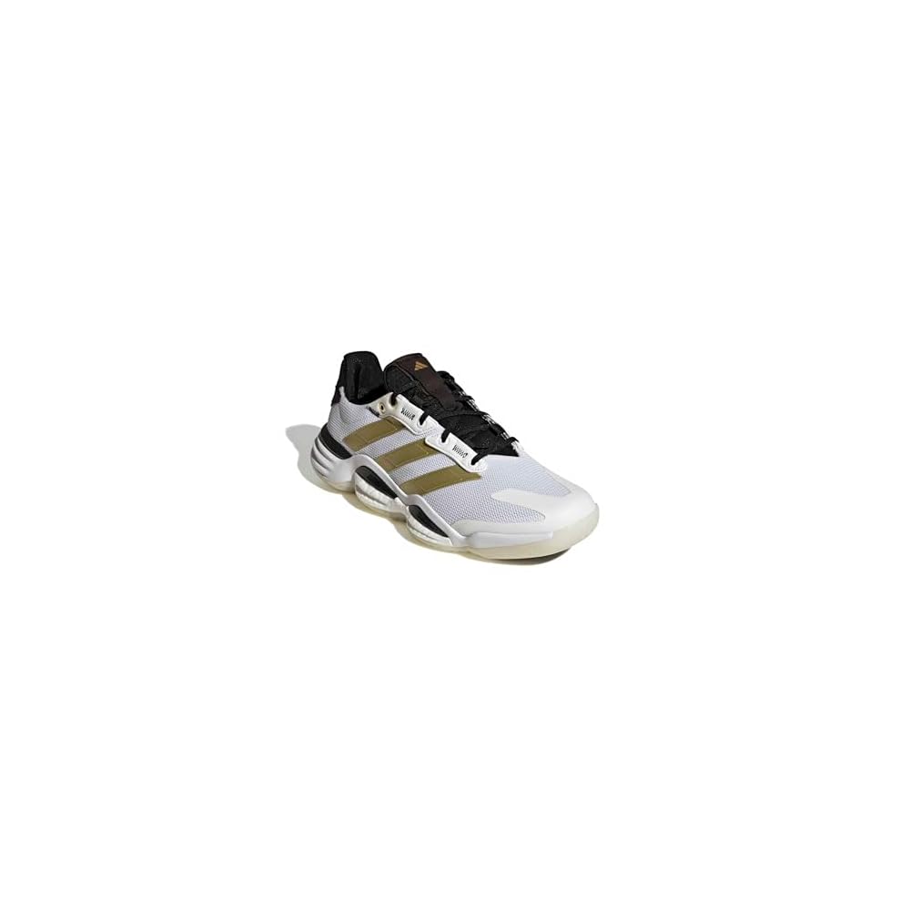 White/Gold Metallic/Black