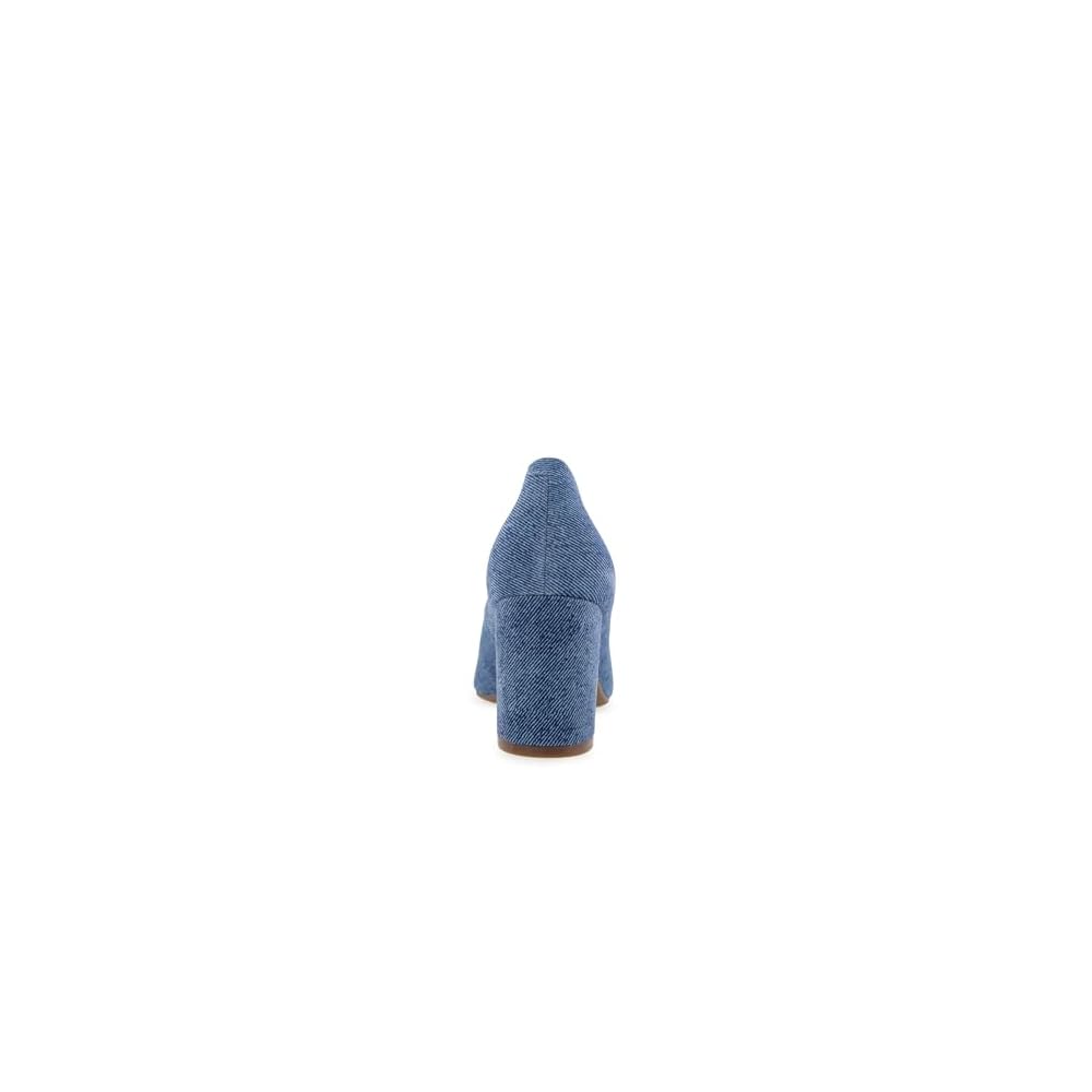 Blue Denim Suede