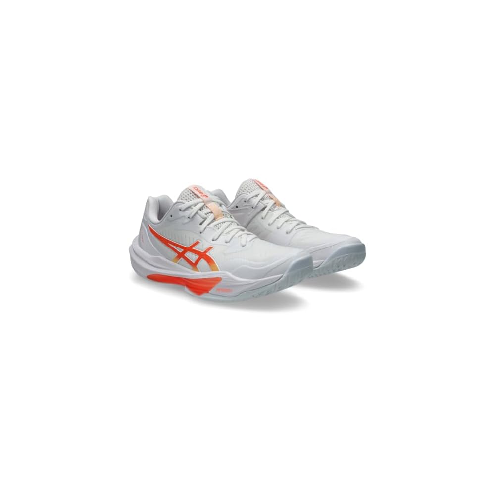 White/Vivid Coral