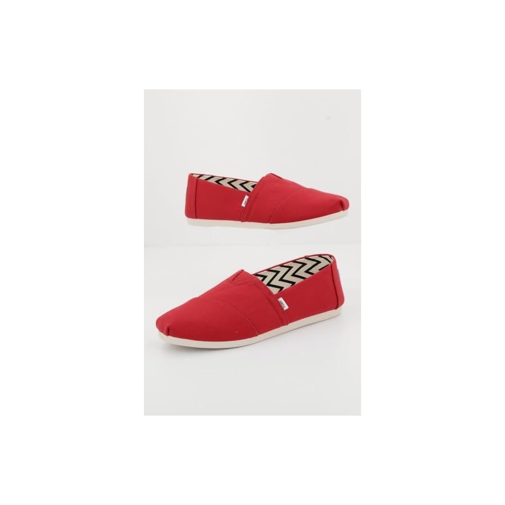 Red Recycled Cotton Canvas