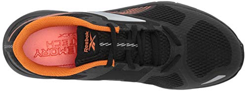 Black/High Ghvis Orange/Silver Metallic