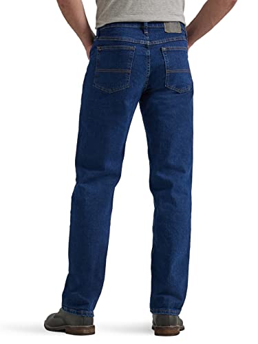 Classic 5-Pocket Regular Fit Flex Jean, Dark Indigo Flex, 36W x 36L