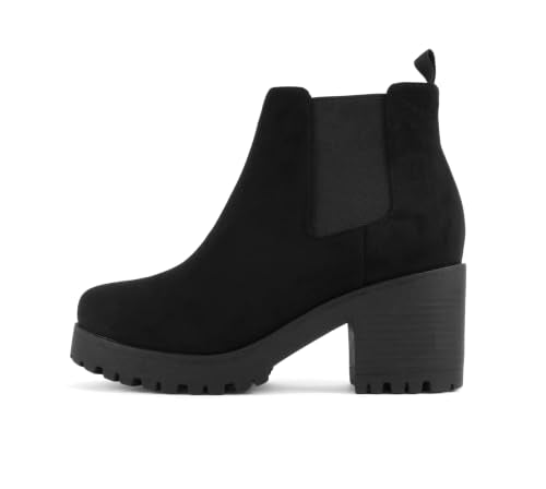 Black Imitation Suede