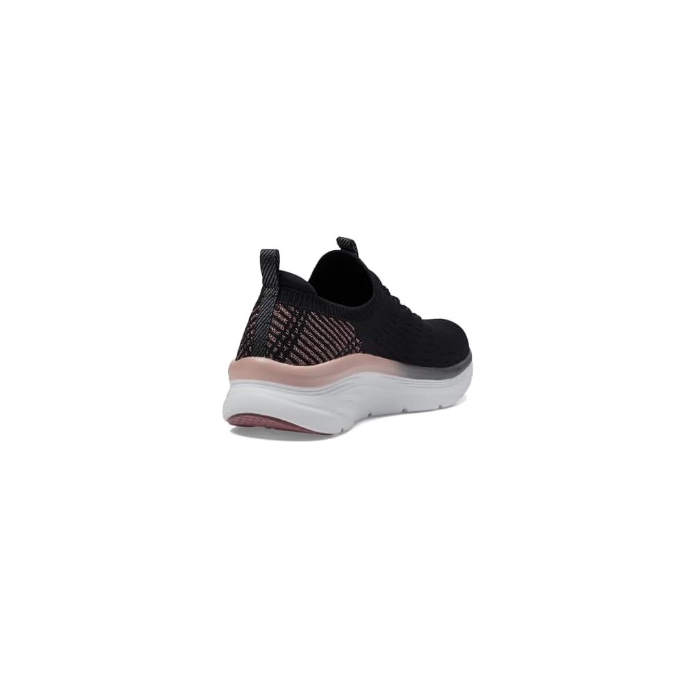 Black Knit Rose Gold Trim