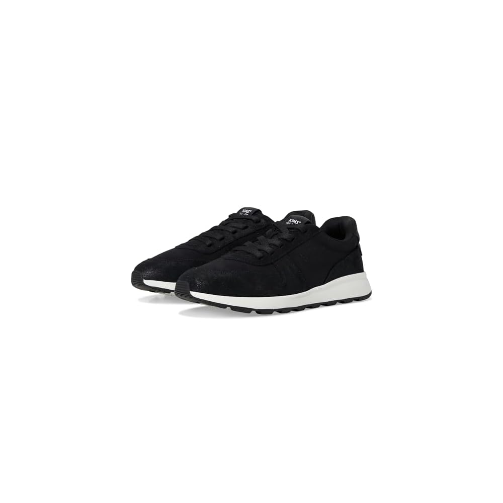 Black Metallic Suede/Vintage Twill