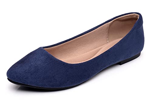 Navy Suede